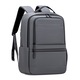 Rucsac laptop business din poliester pentru laptop 15.6", cu compartimente multiple si spate captusit, gri, marime unica, K0548-260821-322