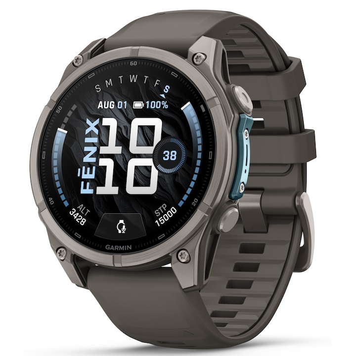 Ceas Smartwatch Realme Watch 5, AMOLED 1.97", GPS, Titanium Black