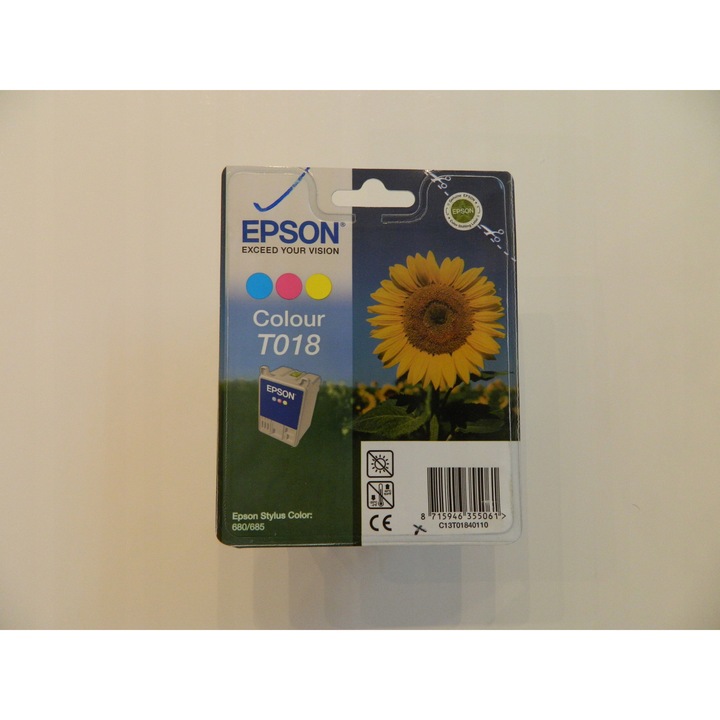 Epson T018 Eredeti Színes patron Stylus Color 680/685 nyomtatóhoz