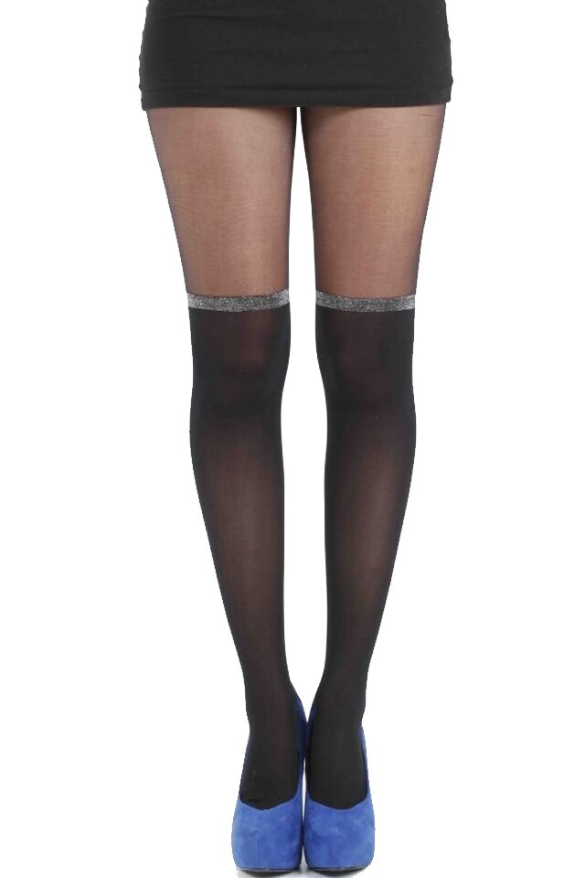 Dres de dama Pamela Mann peste genunchi Glitter Band, Multicolor, 3-M