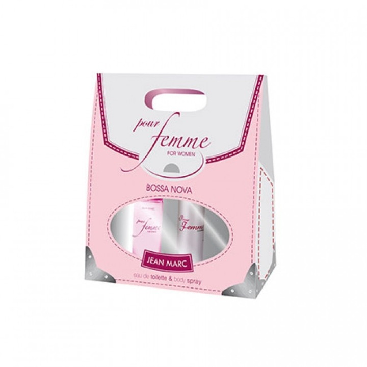 Set Apa de toaleta + Deodorant Bossa Nova, Dama, apa de toaleta 50 ml+ deodorant 75 ml