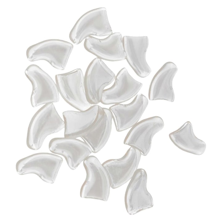 Защитни капачки за котешки нокти FU-K0276-20260822-3362, мек PVC, прозрачни, 20 бр., смесени размери (0.5–0.8 cm)