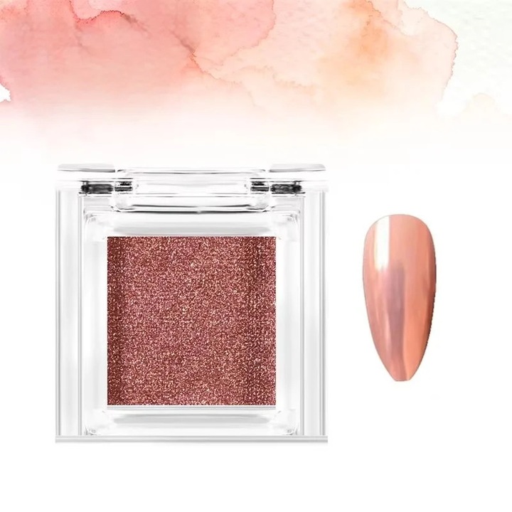 Marquise tükör köröm pigment, PIGM05, Rose gold
