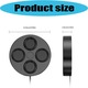 FU-K027620260821-4150 mágneses USB hangszóró, 2.0 sztereó, 6W, mágneses rögzítés, 5V USB tápellátás, fekete, O12.6x2.6 cm