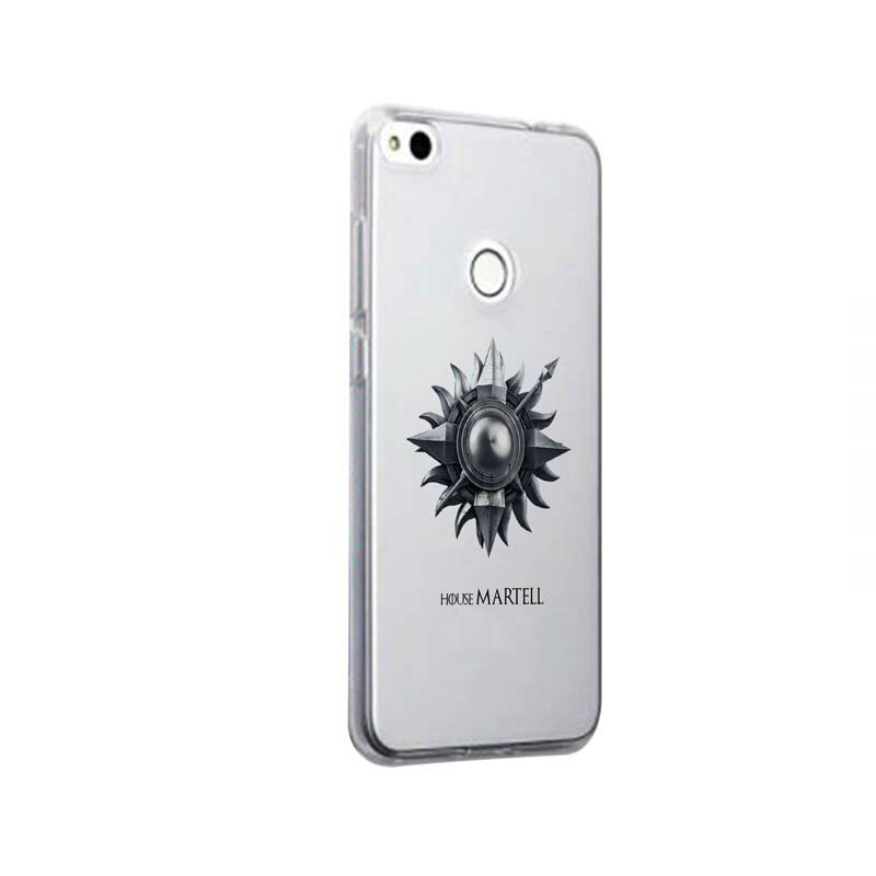 Husa Silicon, Transparent, Slim, GOT House Martell, Huawei Y9 2018
