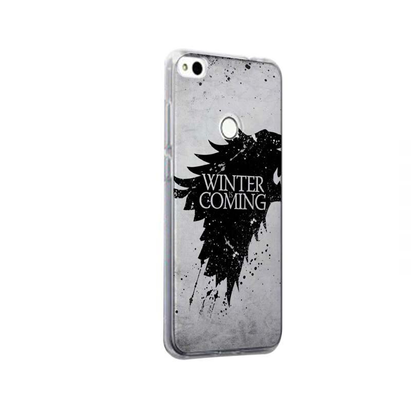 Husa Silicon, Transparent, Slim, GOT Winter Is Coming, Huawei Y7 PRIME 2018