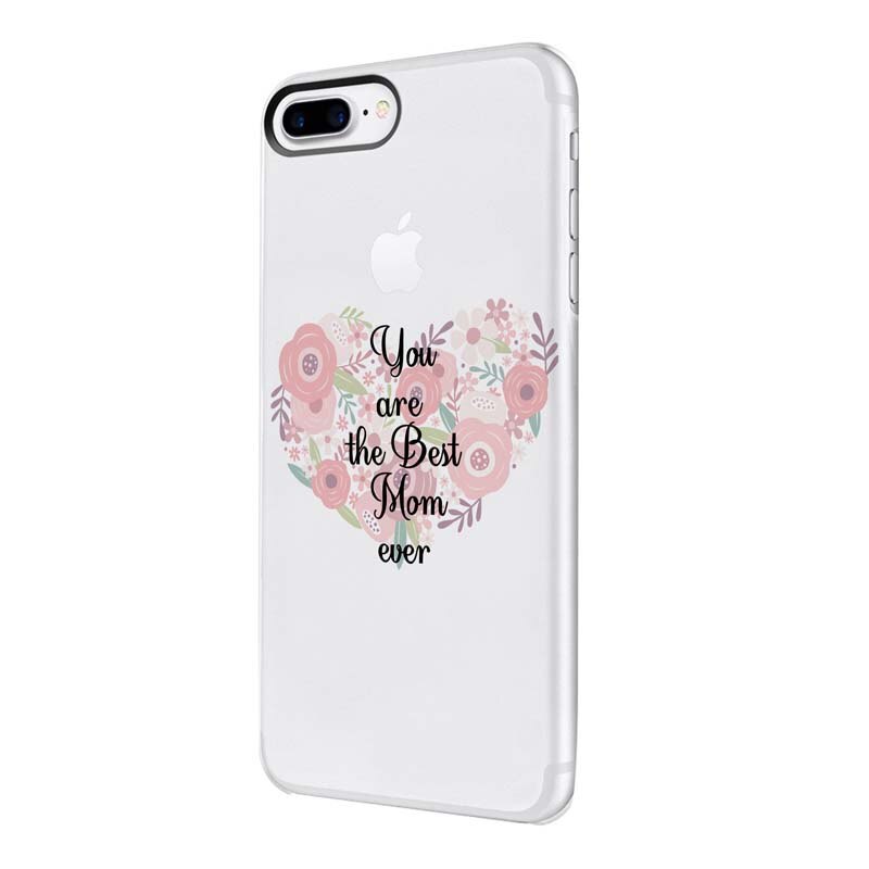 Husa Silicon, Transparent, Slim, Best Mum Ever, Huawei Y5 2018