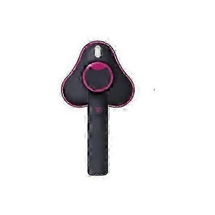 Fier de calcat portabil FU-K027620260821-6108, 2 in 1 abur si uscat, talpa titan, maner rotativ 0-90-180°, negru/mov