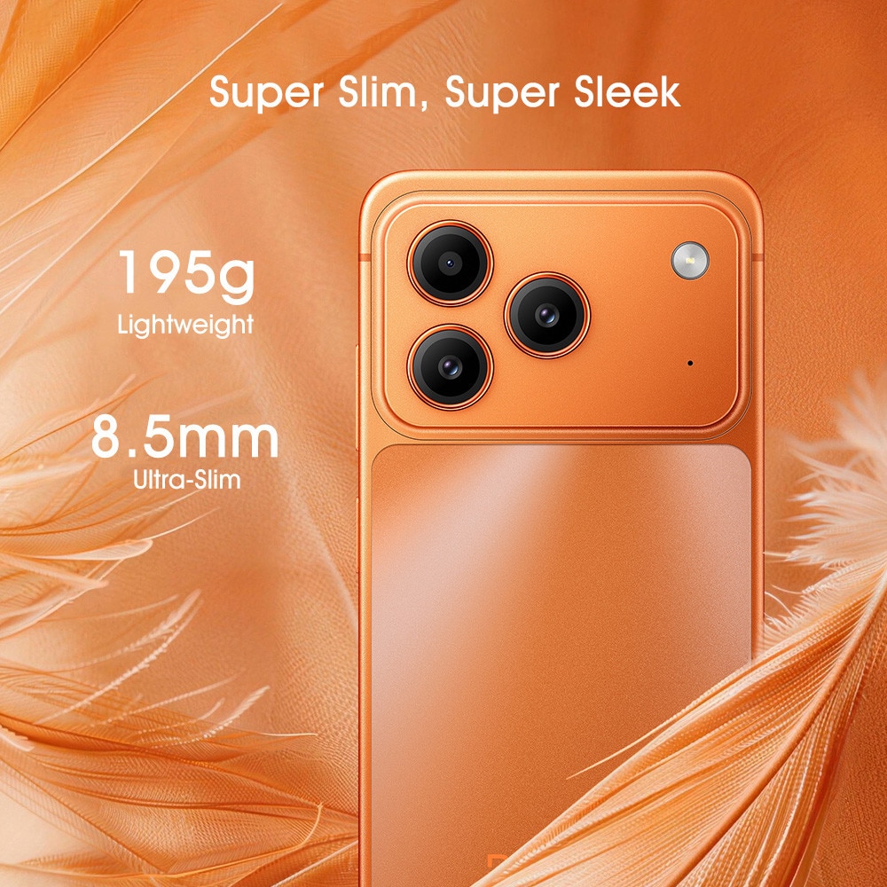 Telefon DOOGEE Note57 Lite Android 16, 6,56 inch 90Hz, 3GB+9GB Memorie Extensibila, 32GB ROM, Camera 13MP, Baterie 6150mAh, Telefon Mobil Dual SIM Deblocat, Face ID, Jack 3.5mm, Argintiu
