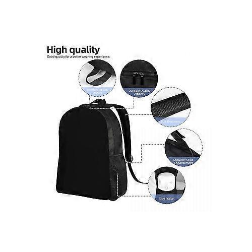 Rucsac scolar din Oxford 600D cu imprimare frontala, compartiment pentru laptop 15 inch, mov/negru
