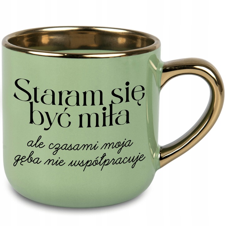 Cana XXL "Stau sa fiu draguta" - Cadou amuzant pentru colegi