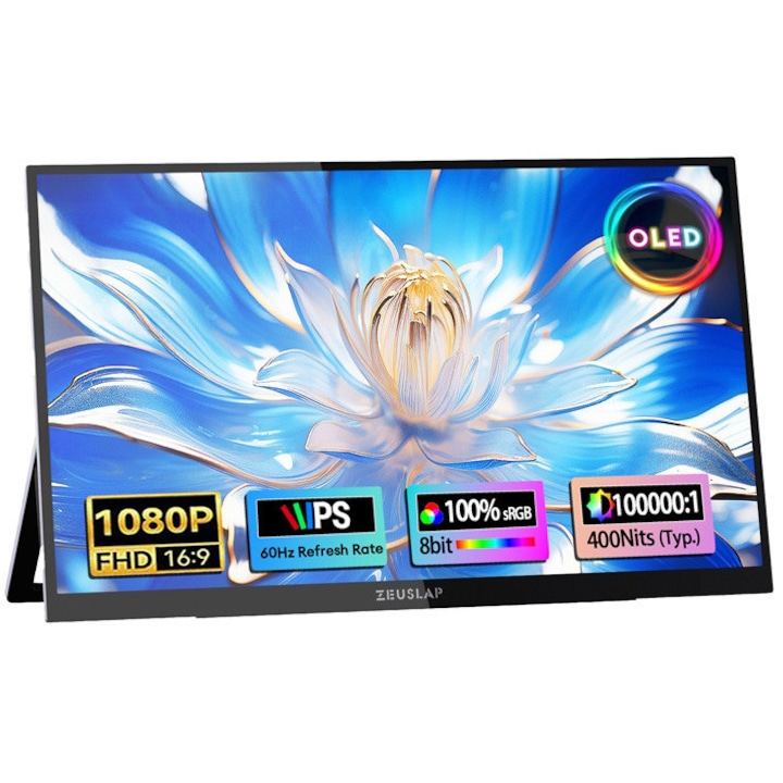 Monitor LED IPS DELL E2726DS 27'', WQHD, 100Hz, 5ms, HDMI, Display Port, Pivot, VESA