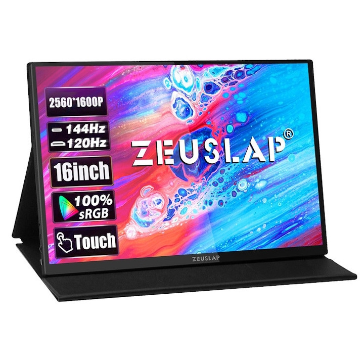 Monitor LED Lenovo ThinkVision P24Q-40, 23.8", QHD (2560x1440), IPS, 120Hz, 4ms GtG (Extreme mode) / 6ms GtG (Typical mode), Eyesafe® Display 2.0, TÜV Low Blue Light, HDMI 2.1, DP 1.4, USB-C, Vesa 100x100mm, Pivot, Raven Black