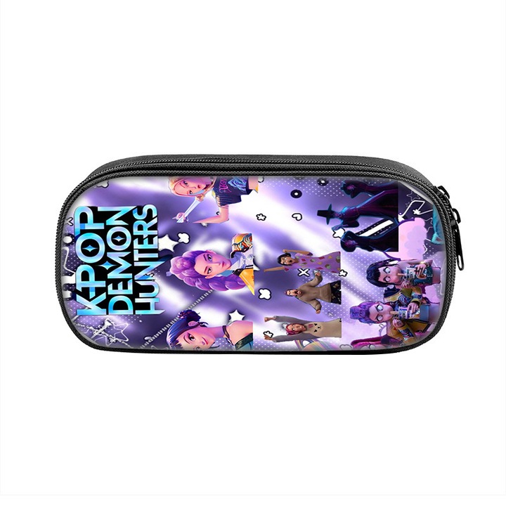 Penar KPOP Demon Hunters, 1 compartiment, capacitate mare, multicolor, 21.5 x 5.5 x 29 cm, PLKP- k0587-260820-593