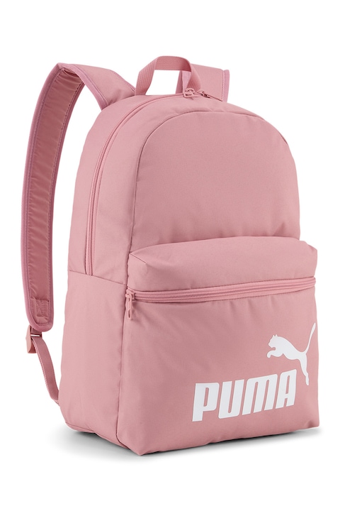 Puma, Раница Phase с лого - 22 л, Прашно розово