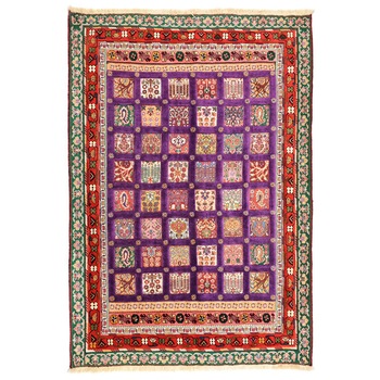 Covor Bucuresti Sirjan Relief Mov 196X136 Covor Bucuresti Sirjan Relief Mov 196X136