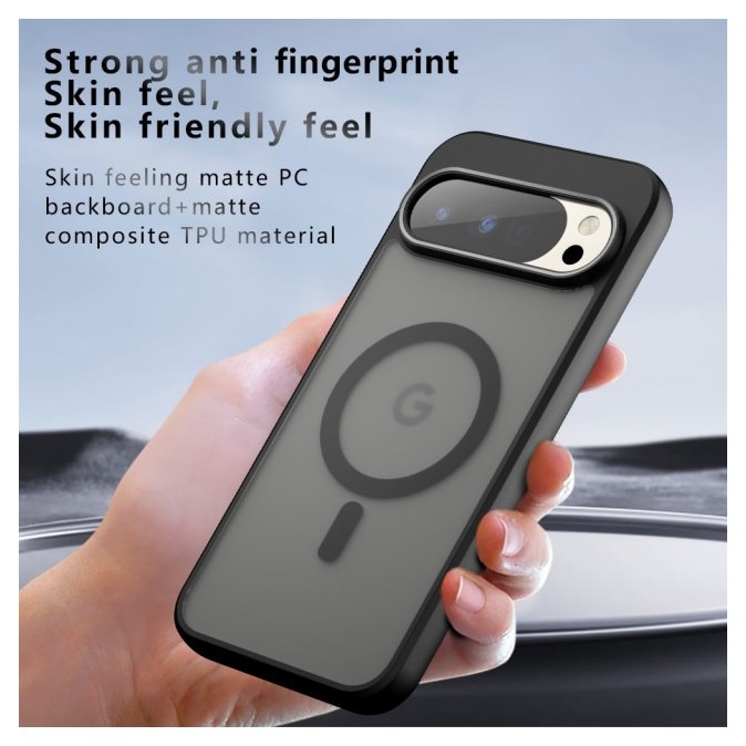 Husa Upzz® Pure Compatibila cu Google Pixel 11 PRO, Functie Magsafe, Design Premium, Rezistenta, Negru