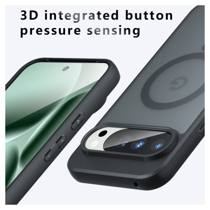 Husa Upzz® Pure Compatibila cu Google Pixel 11 PRO, Functie Magsafe, Design Premium, Rezistenta, Negru