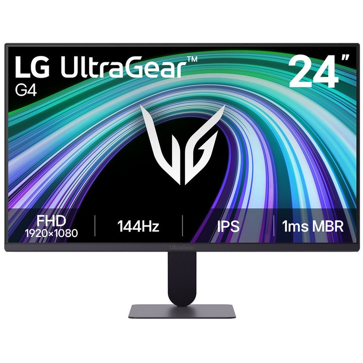 Monitor gaming LED IPS Samsung Odyssey G4 25", Full HD, Display Port, 1ms, 240Hz, FreeSync Premium, G-Sync compatibil, Vesa, Negru