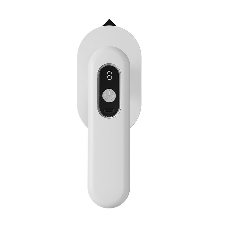 Fier de calcat cu alimentare USB, 7, 4 W, pentru calcat pe suprafata plana, calcat pe haine agatate, ORBER, 3 trepte de reglare, utilizare in aer liber, multifunctional, portabil, de mana, fara fir, din plastic, 21 × 8, 5 × 8, 2 cm, alb