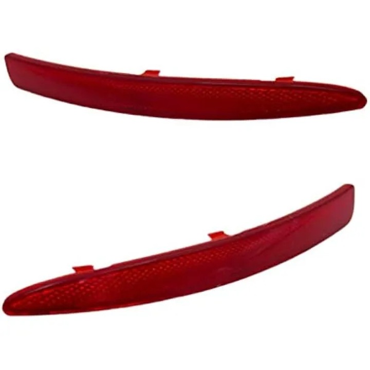 Reflectoare pentru bara spate set stanga/dreapta 743363/743364, pentru VW Polo Mk2 (1Z) 2010-2014, carcasa ABS, rosu, set 2, cod K0569-260821-3434-AMC