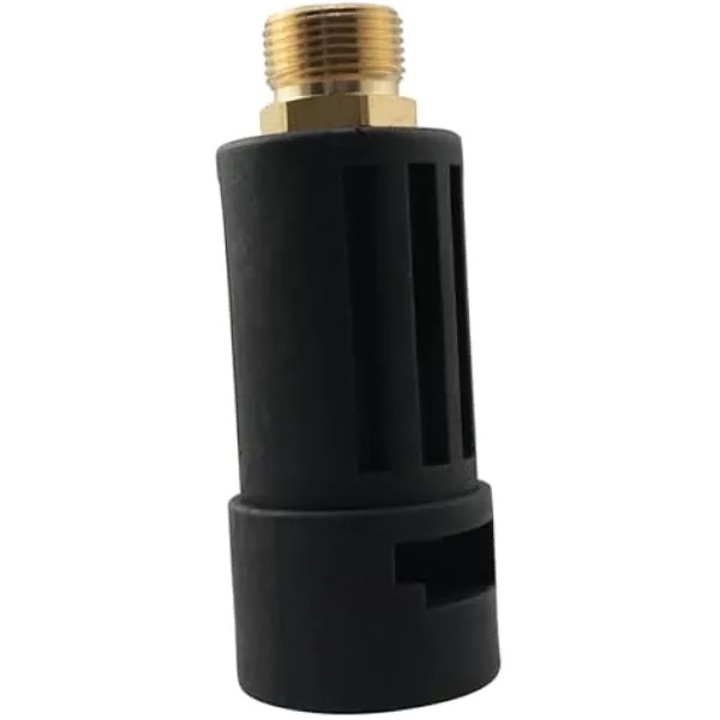 Adaptor cap conversie pistol pentru spalator presiune K0569-260821-1856-AMC, filet M22 femela, compatibil K2/K3/K4/K5/K6/K7, plastic si alama, negru