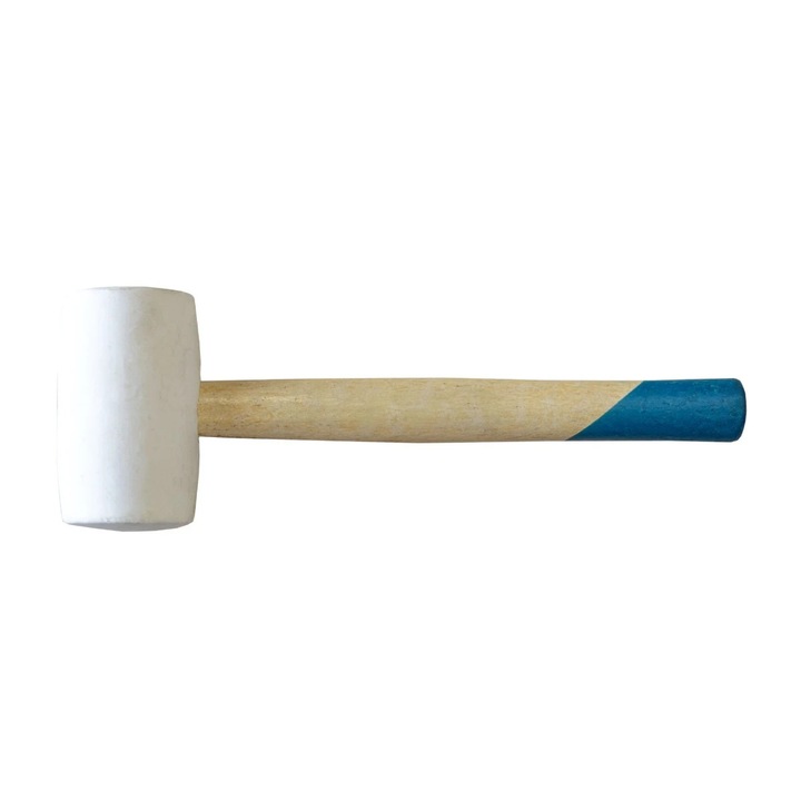 Ciocan cauciuc alb, Lumytools LT33932, coada din lemn, 0.680 kg