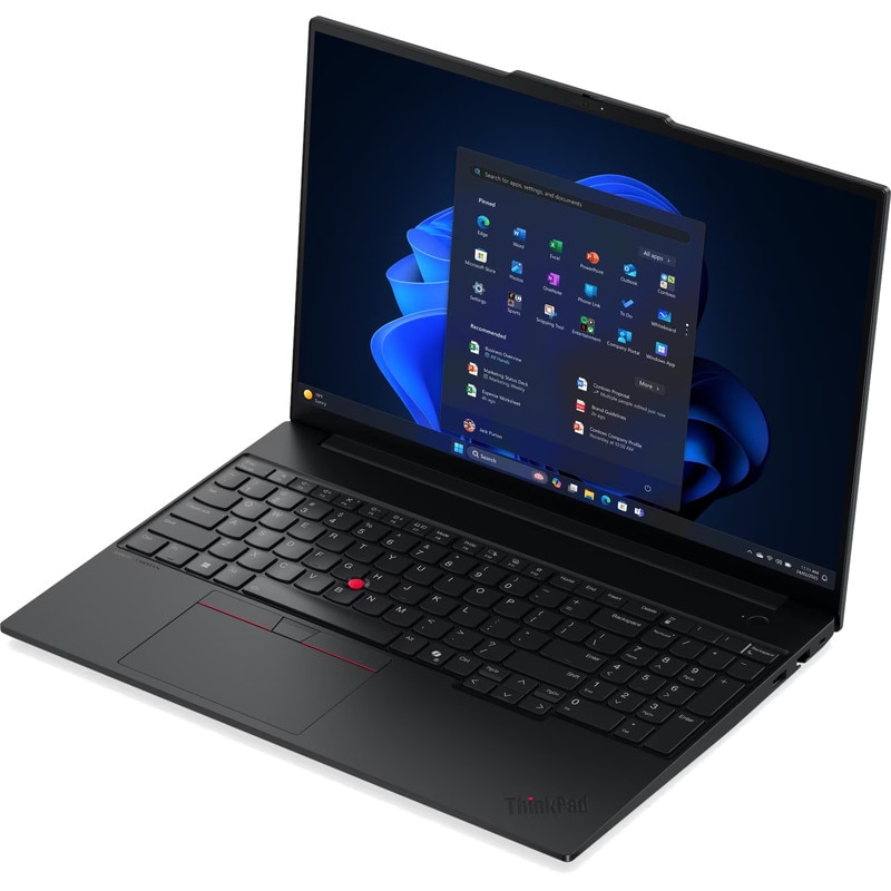 Laptop Lenovo 16'' ThinkPad E16 Gen 3, WQXGA IPS 120Hz, Procesor Intel® Core™ Ultra 7 256V (12M Cache, up to 4.80 GHz), 16GB LPDDR5X, 512GB SSD, Intel Arc 140V, No OS, Black
