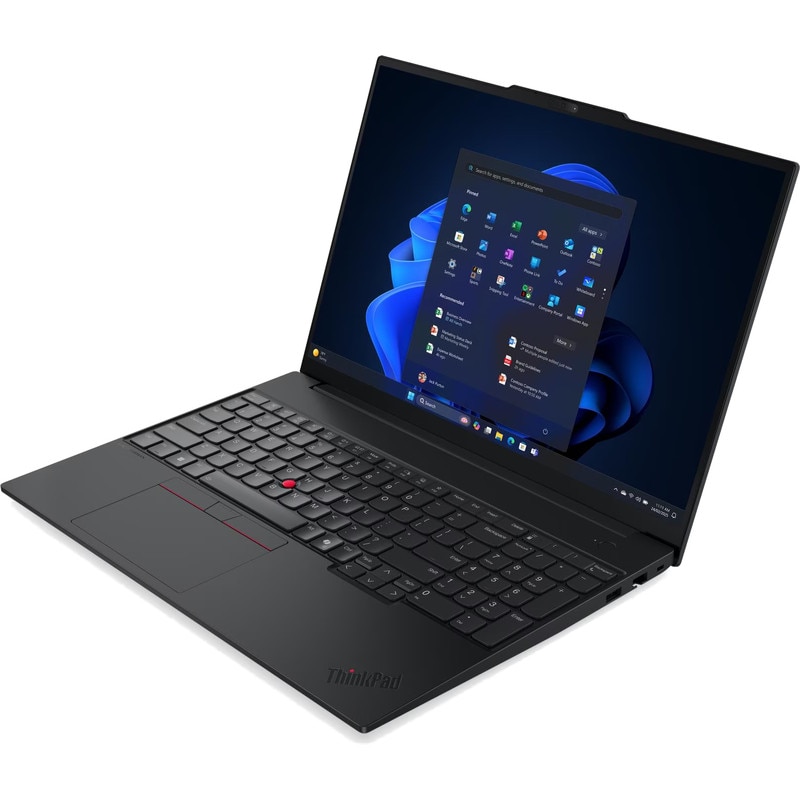 Laptop Lenovo 16'' ThinkPad E16 Gen 3, WQXGA IPS 120Hz, Procesor Intel® Core™ Ultra 7 256V (12M Cache, up to 4.80 GHz), 16GB LPDDR5X, 512GB SSD, Intel Arc 140V, No OS, Black