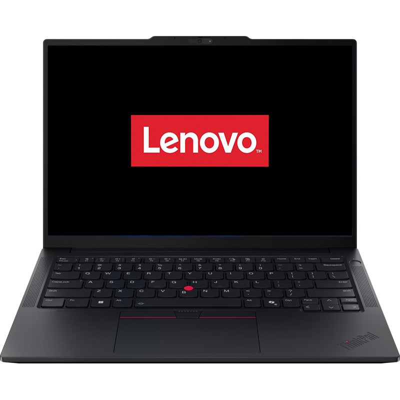 Laptop Lenovo 14'' ThinkPad E14 Gen 8, WUXGA IPS, Procesor AMD Ryzen™ AI 5 430 (8M Cache, up to 4.50 GHz), 32GB DDR5, 1TB SSD, AMD Radeon 840M, Win 11 Pro, Black