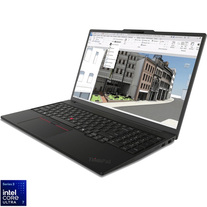 Laptop Lenovo ThinkPad P16s G5 WUXGA 16 inch Intel Core Ultra 7 356H 32GB 1TB SSD RTX PRO 1000 Blackwell Windows 11 Pro Black