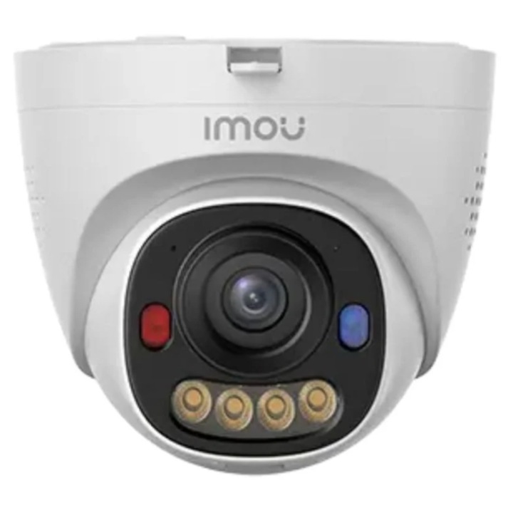 Camera supraveghere Imou IPC-PS8E-5V0-0280B, 5 MP, 2.8mm, PoE, slot microSD, alarma rosu-albastru, audio bidirectional, detectie AI, IP67