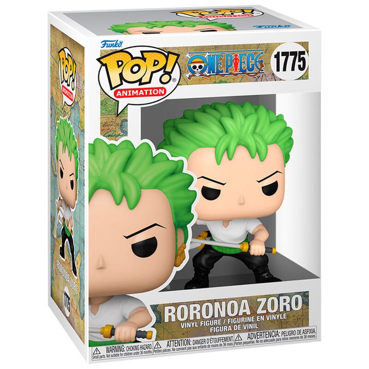 Фигурка Funko Pop! Animation One Piece 1775 Roronoa Zoro, винил, многоцветен