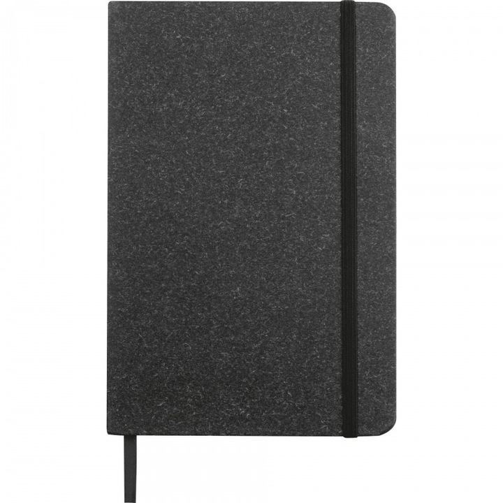 Agenda A5 file punctate, 160 pagini, neagra