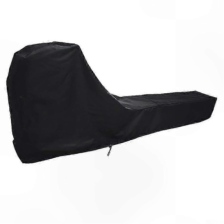 Husa pentru aparat de vaslit Concept2 eMAG-CJ18-fr2608210417, material oxford cu strat PU argintiu, rezistenta la apa si la rupere, negru, 241 x 61 x 102 cm