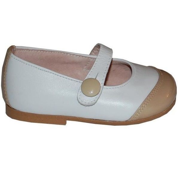 Pantofi 0778, Clarys, Alb/Crem, 18