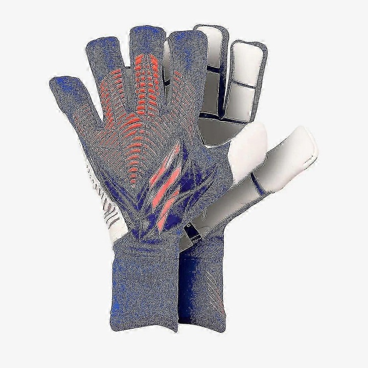 Manusi portar profesional din silicon si latex, tricotate, rezistente la apa, antialunecare, albastru deschis, marimea 8