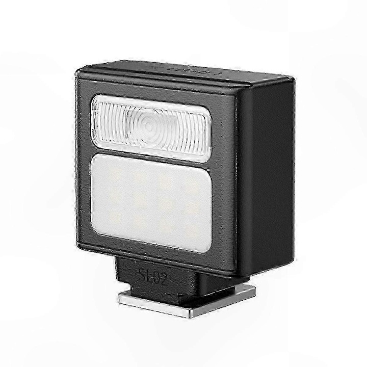 Flash SpeedLite eMAG-CJ18-fr2608211205, GN8 (ISO100), temperatura culoare 6500K, CRI 96, putere reglabila 4 trepte, incarcare Type-C, baterie 250mAh, negru