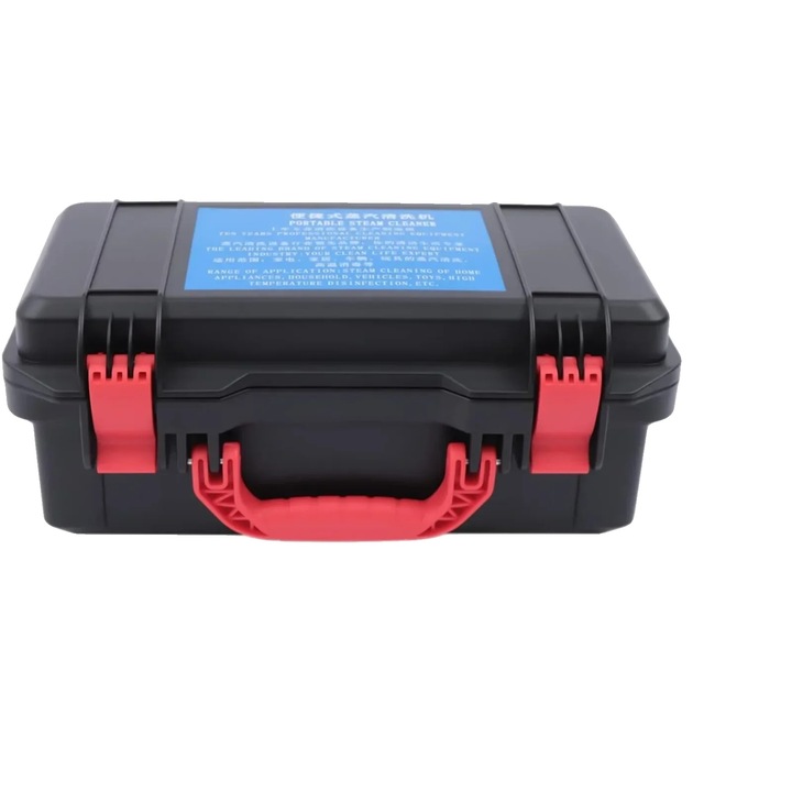 Curatator cu abur 3000 W, model 8785371189876, presiune maxima 3–3,5 bar, temperatura peste 212°F (100°C), carcasa ABS si inox, bleumarin