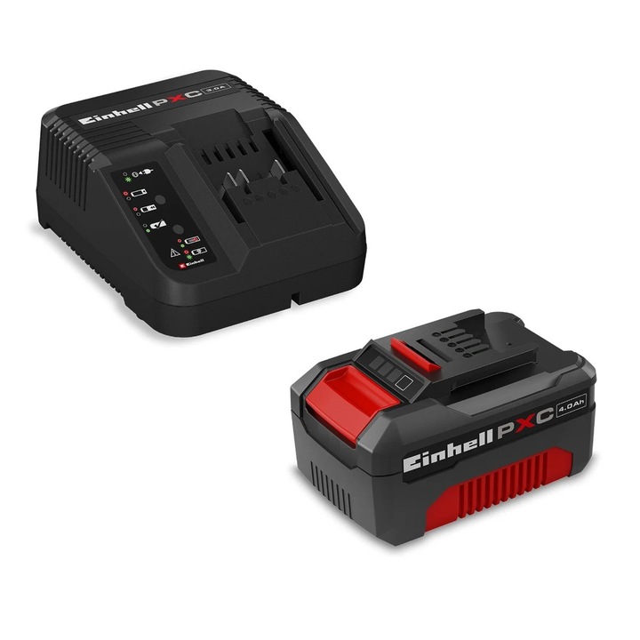 Incarcator Einhell PXC Starter Kit C1 + 1 acumulator Li-ion, 18 V, 4 Ah