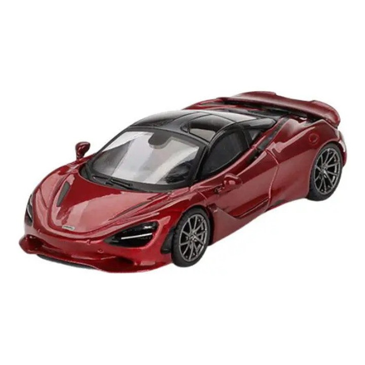 McLaren 750S autómodell, amaránt sötétvörös 2023 MGT775, 1:64 Mini GT