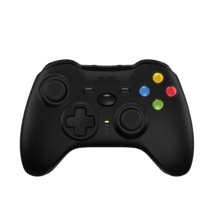 Ретро геймпад Bluetooth Retro Fighters Hunter 360, съвместим с Xbox 360 и PC, черен