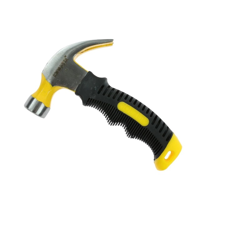 Ciocan dulgherie, cu varf spintecat, Holzer T02090, coada metalica, cu manson din cauciuc, 225 g