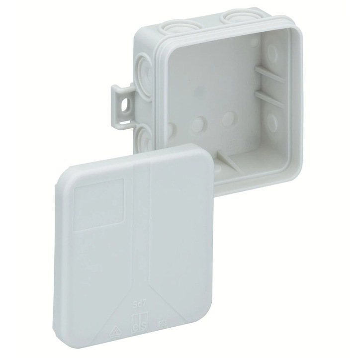Doza derivatie SD7 332-907, aparent, IP55, 75 x 75 x 37 mm