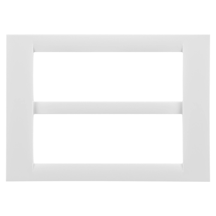 Rama Gewiss System GW22108, 12 module (6 + 6), alb, pentru priza / intrerupator
