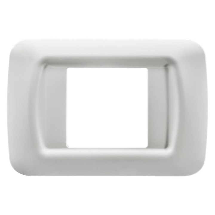 Rama Gewiss System GW22502, 2 module, alb, pentru priza / intrerupator