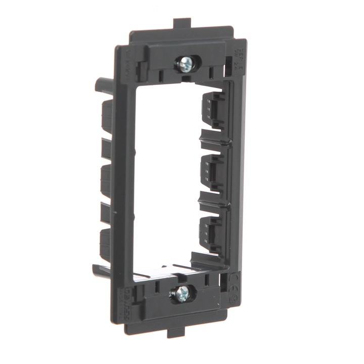 Suport pentru sistemul de rame Gewiss System GW24201-1PG, 3 module