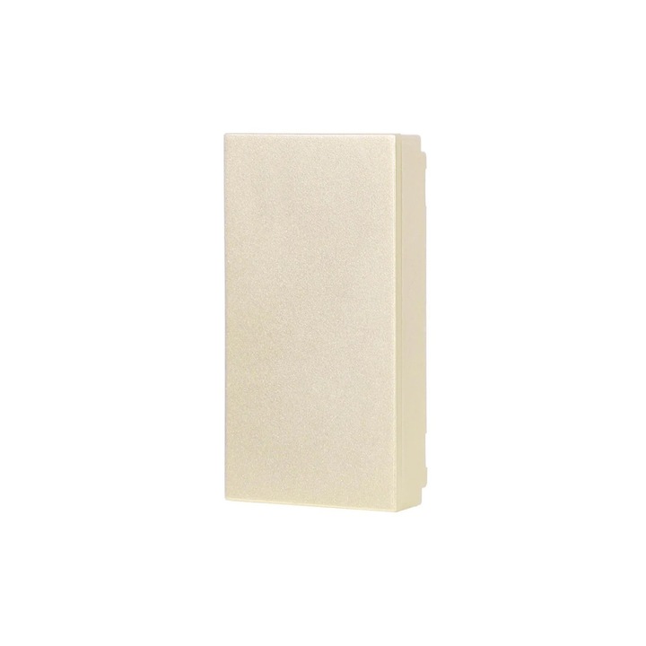 Obturator Luxion Italian LXI-022G, 1 modul, auriu, pentru priza / intrerupator