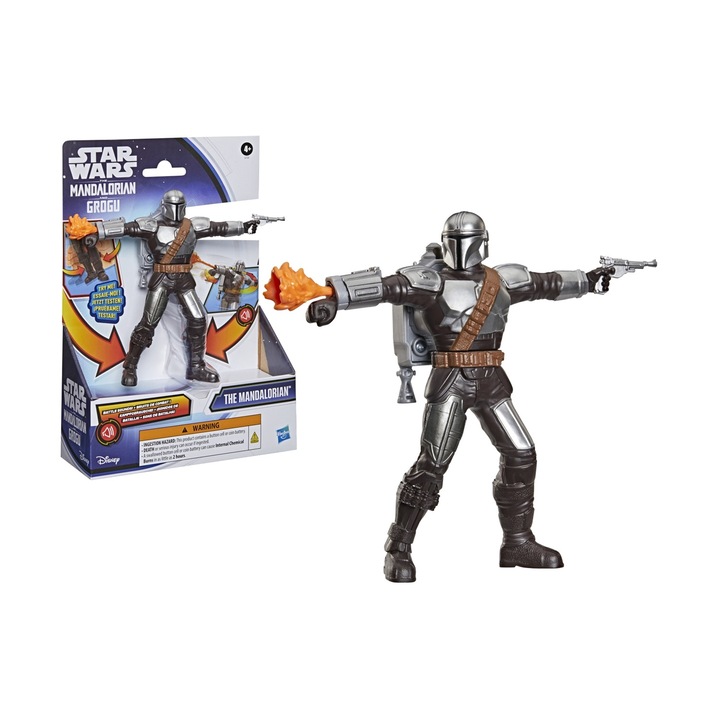 Фигурка Hasbro Disney: Star Wars The Mandalorian и Grogu - Battle Sounds (G3120)