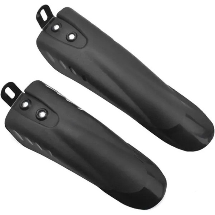 Aparatoare noroi pentru copii PO-CJ-K0433-26-8-22-0180, universale din PVC, reglabile pentru roti 12-20 inch, negru, 1 pereche